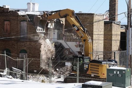 Exterior demolition in Chicago IL