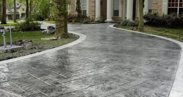 Stamped decorative concrete in Chicago IL